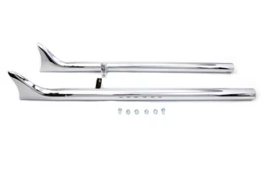 HARLEY Indian Straight Fishtail Set Chrome fits 2015-UP CHIEF, - Picture 1 of 4