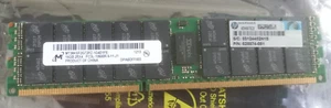 Qty 12 HP memory 2R X 4 PC3L-10600R 16GB Ram PN 628974-081 SP 632204-001 DIMMs - Picture 1 of 3