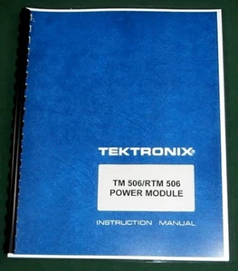 Tektronix TM 506 / RT 506 Instruction Manual:w/11"X17" Foldouts & Plastic Covers - Picture 1 of 1