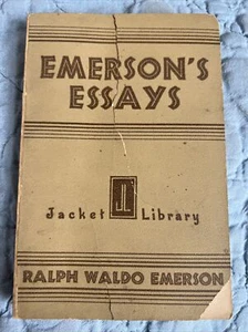 EMERSON'S ESSAYS ~ RALPH WALDO EMERSON ~ FIRST SERIES ~ 1932 - Picture 1 of 5