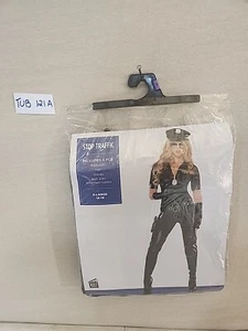 Disfraz de policía de tráfico de parada para adultos policía de Halloween nuevo talla XL 14-16 - Imagen 1 de 6
