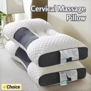 2024 Newhoneycomb Massage Pillow Pillow to Protect Cervical Vertebra to Help Sle - Picture 1 of 24