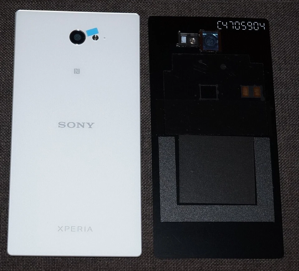 Cubierta Batería Original Sony Xperia M2 Aqua D2403 NFC Blanca Foto 1 de 1