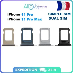 TIROIR CARTE Sim Double SIM iPhone 11 Pro / iPhone 11 Pro Max SIM TRAY Dual SIM - Photo 1 sur 6