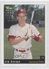1991 Classic Best Spartanburg Phillies Jim Savage #18