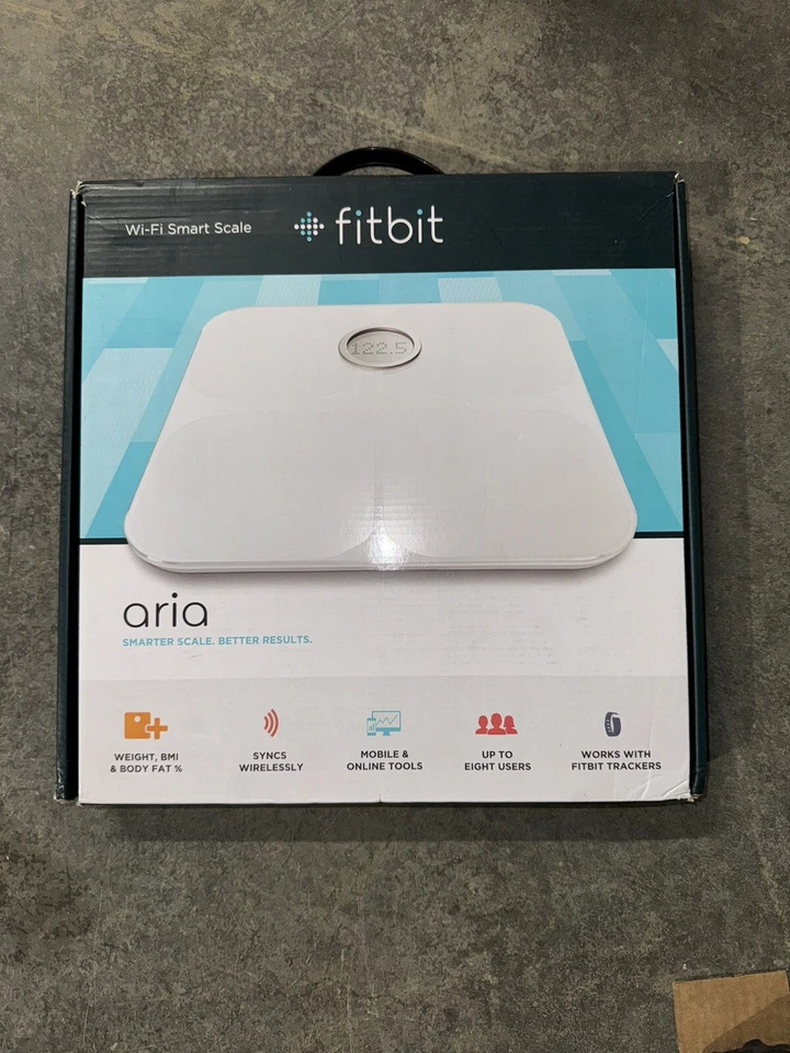 НОВЫЙ! Умные весы Fitbit FB201W Aria Wi-Fi - белые - Изображение 1 из 1