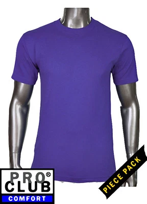 1 Nueva Camiseta ProClub S-3XL Confort Peso Camiseta Lisa Pro Club Color en Blanco 1 pieza Foto 1 de 3