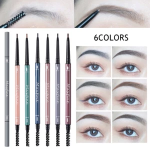 Waterproof Microblading Eye Brow Eyeliner Eyebrow Pen Pencil Brush Makeup Tools - Picture 1 of 18