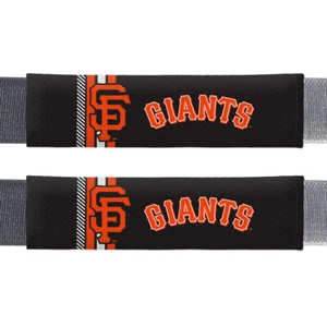 MLB San Francisco Giants Team Baseball Padded Seat Belt Covers (2 Per Pack) - Picture 1 of 1