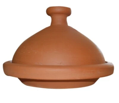 "HANDMADE" Moroccan Cooking Tagine Pot Tajine Lead Free Terra Cotta Unglazed Large 12 inche