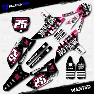 Pink Wanted Racing Graphics Kit fit Yamaha 10-13 YZ250F YZF 250 2010-2013 Decal - Bild 1 von 5