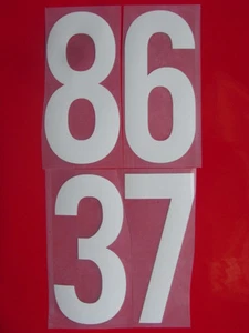 Flock Weiß Trikot 70er Nummer wählbar - Bild 1 von 1