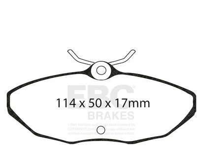 Juego de pastillas de freno traseras para Lincoln LS 2000-2006 2001 2002 2003 2004 2005 VG551YV Foto 1 de 4