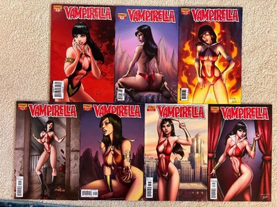 Lot Of 7 Ale Garza Cover Comic Books Dynamite All Different 2010 - Image 1 of 2