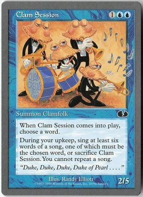 Clam Session Common Unglued LP MTG - Image 1 of 2