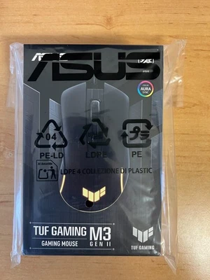 ASUS TUF Gaming M3 Gen II RGB Gaming Maus (Sensor 8000 DPI, Ultraleicht, 59 g) - Bild 1 von 2