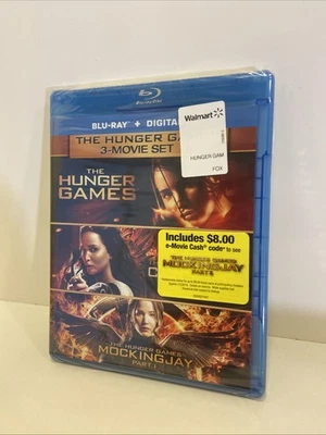 The Hunger Games 3-Movie Set Blu-ray + Digital HD New Sealed Lionsgate - Image 1 of 3