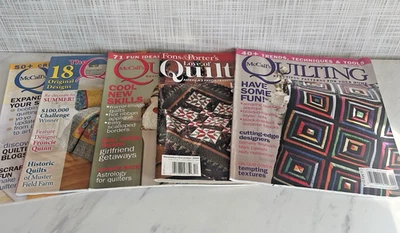 Quilting Magazines 2008 Lot of 5 McCall's Quilting & The Quilter & Fons & Porter - Image 1 of 4