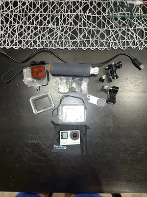 GO PRO by HERO4 Silver Addition Action Camcorder with Attachments & Accessories - Image 1 of 4