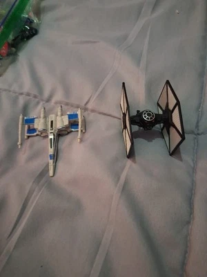 Star Wars Hot Wheels X-Wing Fighter Tie Striker Lot Of 2 - Image 1 of 4