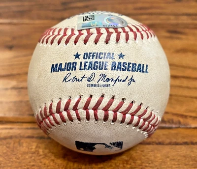 Ryne Nelson Diamondbacks Game Used STRIKE OUT Baseball 9/8/2024 Astros K #236 - Image 1 of 4