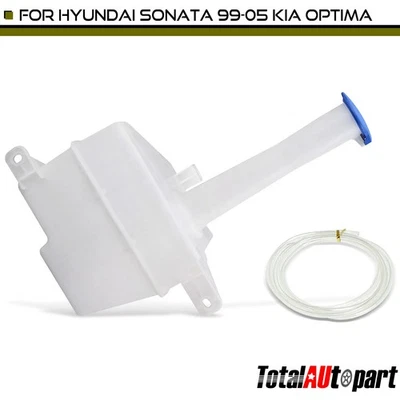 Depósito de lavadora de parabrisas con tapa y bomba para Hyundai Sonata 1999-2005 Kia Optima Foto 1 de 4