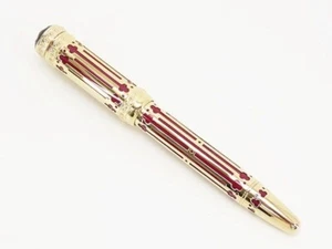 Pluma estilográfica Montblanc serie patrón Catherine II pluma M oro 18K/Burdeos - Imagen 1 de 8