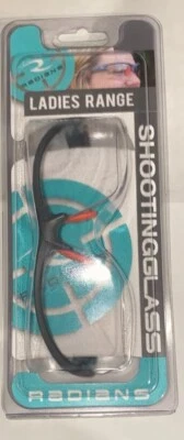 Gafas de tiro Radians coral para mujer gama seguridad damas rosa lentes transparentes Foto 1 de 2