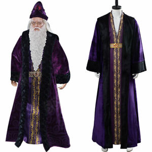 Principal Magician Albus Dumbledore Cosplay Costume Halloween Suit