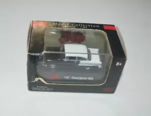 MALIBU INTERNATIONAL - 1955 CHEVY BEL AIR BLACK AND WHITE MASSSTAB 1:87 - Bild 1 von 5