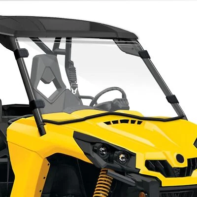 Full Front Windshield Scratch Resistant For 2011-2020 Can Am Commander 800/1000 - Image 1 of 4