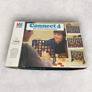 Connect 4 MB Games 1976 100% Complete Vintage Retro Boxed Family Strategy Game - Picture 1 of 5