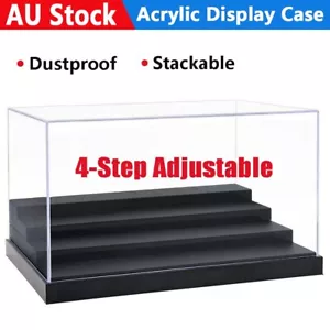 Acrylic Display Box Clear Case Dustproof for Model Toys Figures Collectibles OZ - Picture 1 of 8