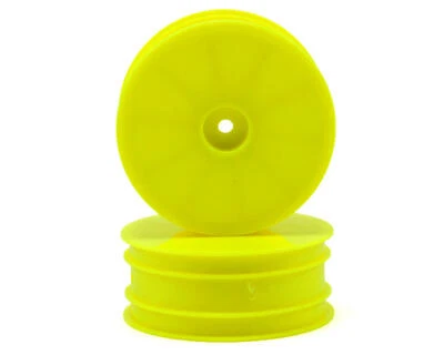 Serpent 12mm Hex 1/10 2WD Front Buggy Wheels (2) (SRX-2) (Yellow) [SER500104] - Image 1 of 2