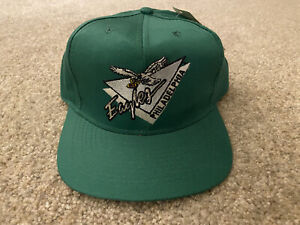 Vtg NEW 90’s Philadelphia Eagles Green Snapback Hat w/Tags - American Needle
