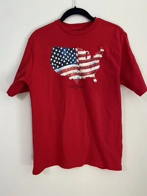 Camiseta Faded Glory XXL Roja 2011 Verano Bandera Americana Patriótica -talla 18- Adolescente Foto 1 de 3