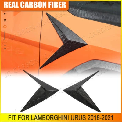 Cubierta de ventilación de aire de guardabarros lateral de carbono seco apta para Lamborghini Urus 2018-2021 Foto 1 de 4