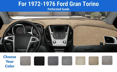 Capa tapete painel painel para 1972-1976 Ford Gran Torino (camurça Sedona) - Imagem 1 de 4