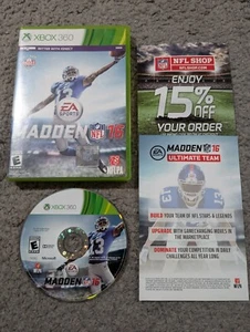 Madden NFL 16 (Microsoft Xbox 360, 2015) CIB/Complete! Tested & Working!  - Picture 1 of 10