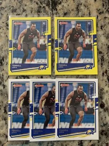 2020 Donruss Terrell Lewis 2 Yellow Press Proof Parallel Rookie & 3 Base RC - Picture 1 of 1
