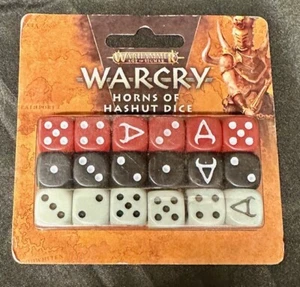 GW Warhammer Age of Sigmar Warcry Horns of Hashut Dice - 18 Dice - New - Picture 1 of 4