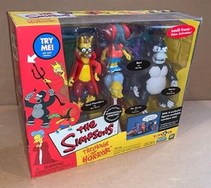 2000 The Simpsons Playmates WOS TRU Excl THOH Springfield Cemetery MIP EX COND - Picture 1 of 9