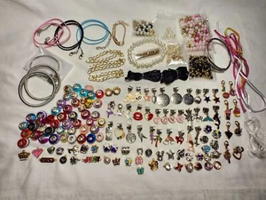 Jewelry Making Bracelet Necklace BIG LOT Dangle Pearl Craft Beads Charms DIY - Picture 1 of 6