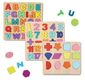 Chocozone Wooden Learning Educational Game Board for Kids, Puzzle Toys for 2Year - Picture 1 of 5