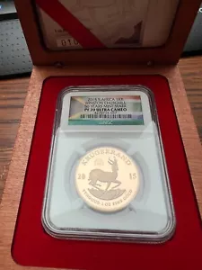 South Africa 2015 1 Ounce Gold Krugerrand Winston Churchill Privy NGC PF70UC - Picture 1 of 4