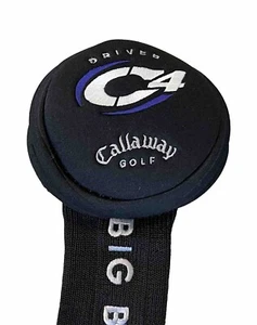Callaway Golf Big Bertha C4 Driver Headcover Black & Blue/White Trim Head Cover - Picture 1 of 6