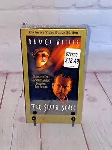 Brand new The Sixth Sense VHS Hollywood Pictures Home Video Bonus Edition Rated - Picture 1 of 7