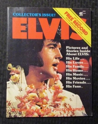 1978 ELVIS COLLECTOR'S ISSUE Magazine FN+ 6.5 Elvis Presley w/ Flexi Record - Image 1 of 2