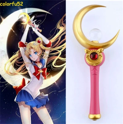 Аниме Сейлор Мун Косплей Реквизит Цукино Усаги Розовая Волшебная Палочка Девочка Подарок на День Рождения - Изображение 1 из 4