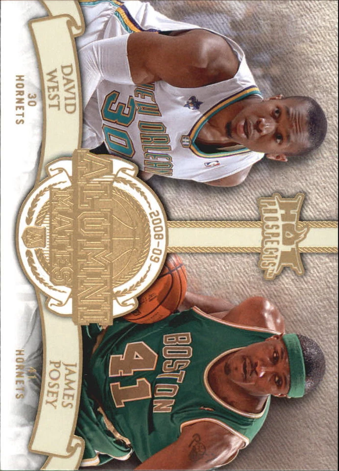 2008-09 Hot Prospects Alumni Mates #AM20 David West/James Posey - NM-MT - Image 1 of 2